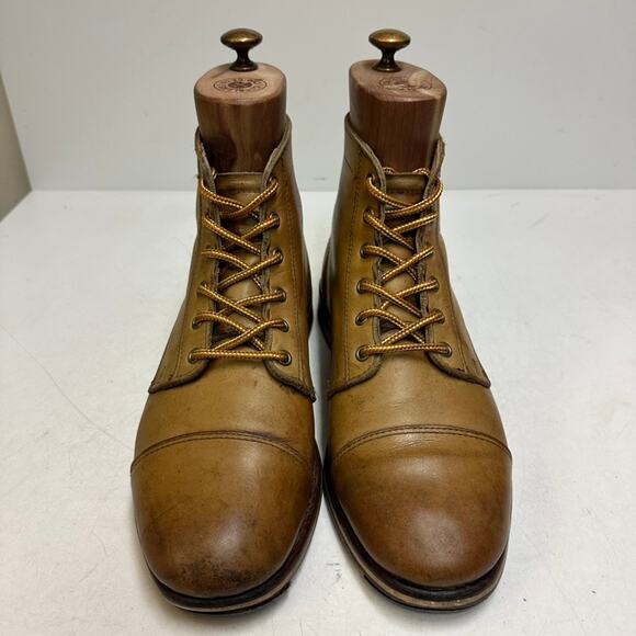 NEW HEELS Rancourt & Co. x Helm Hollis Boot Natural Made in Maine USA 9.5 D main image 11
